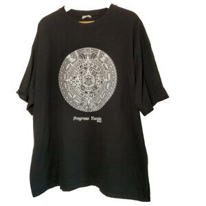 Progreso Yucatan Mexico T Shirt Men 3XL Black Aztec Mayan Calendar Travel